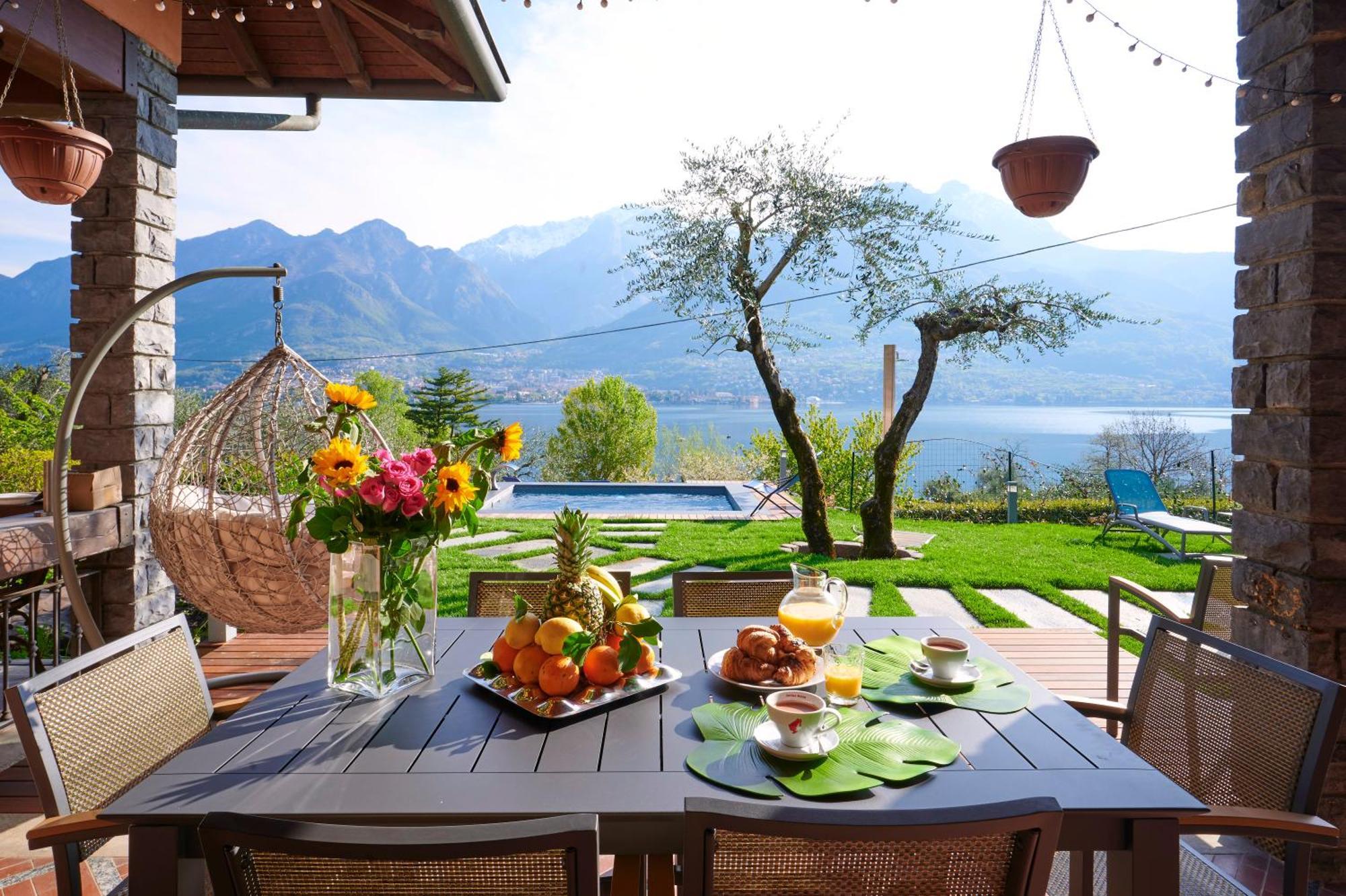 Villa Vittoria With Private Heated Pool & Shared Sauna - Bellagio Village Residence Oliveto Lario 外观 照片